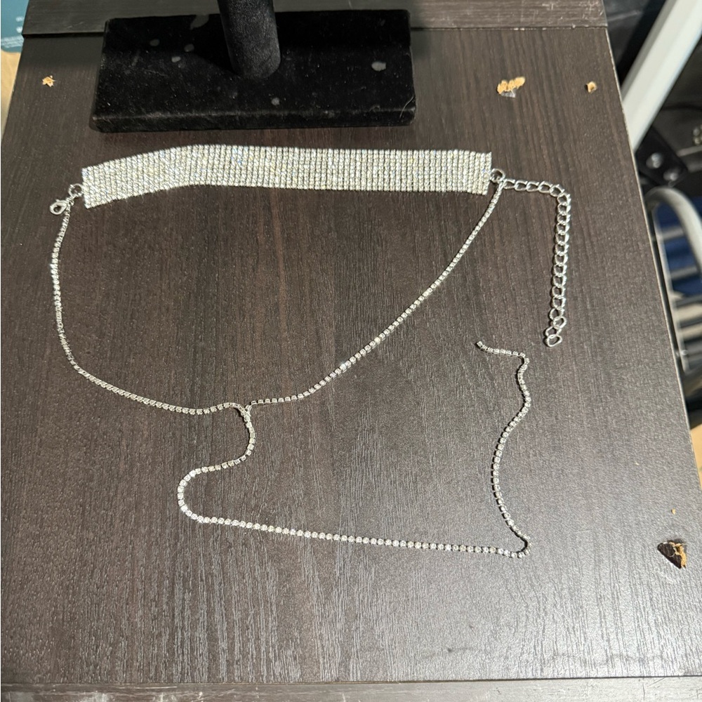 Dazzling Silver Chain Necklace